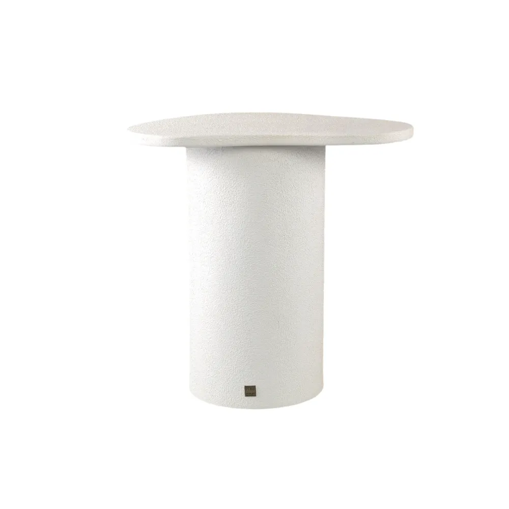 PTMD Bijzettafel Organisch wit M